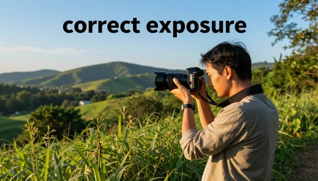 التعريض الصحيح في التصوير الخارجي